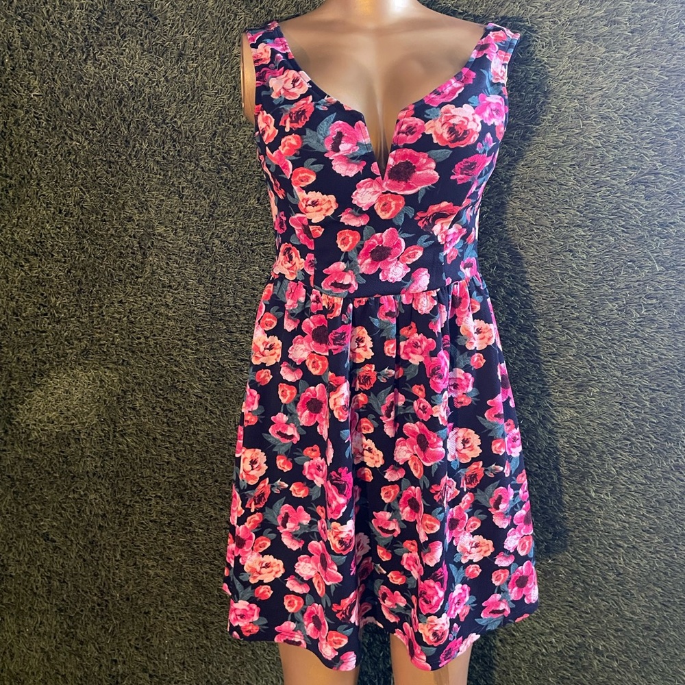 FLORAL BABYDOLL DRESS